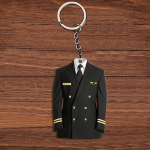 Pilot Custom Keychain Pilot Uniform Personalized Gift
