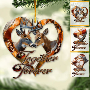 Together Forever - Personalized Couple Ornament