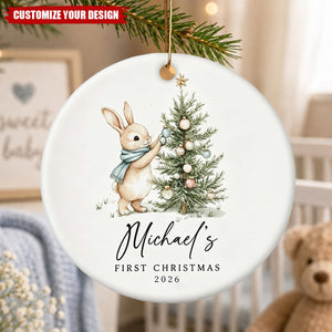 Personalized Baby First Christmas Ornament, Christmas Keepsake