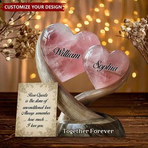 Unconditional Love - Personalized Couple Custom Shaped Acrylic Plaque