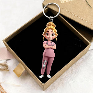To My Favorite Nurse-Personalized Acrylic Keychain