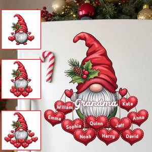 Custom Christmas Family Decal,Holiday Gift For Grandma