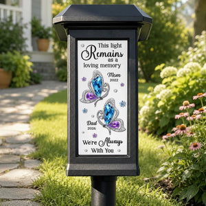 Custom Solar Garden Light - Forever Remembered Forever Loved