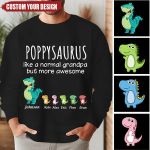 Grandpasaurus And Kids Personalized Man Sweater