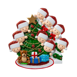 Happy Family Christmas Tree Name Customized Home Ornament Gift-Personalized Customized Gift