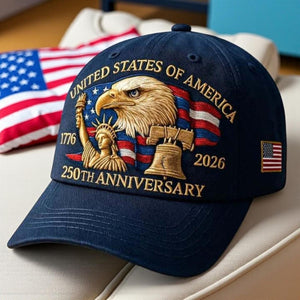 Bald Eagle United States Of America 250th Anniversary Cap