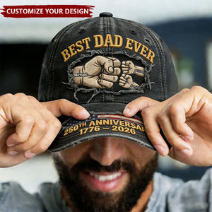 250th Anniversary Classic Cap Personalized Gifts For Dad Grandpa
