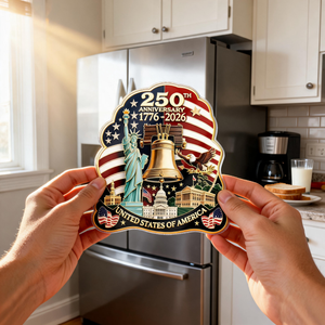 United States 250th Birthday Commemorative Acrylic Fridge Magnet