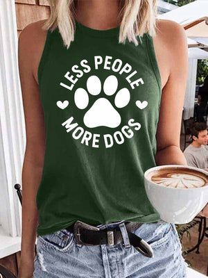 Women's Less People More Dogs Tank Top