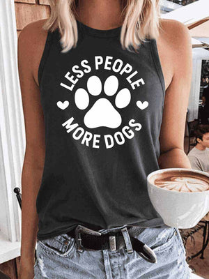 Women's Less People More Dogs Tank Top