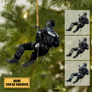 Personalized Police Acrylic Christmas - Gift for Police