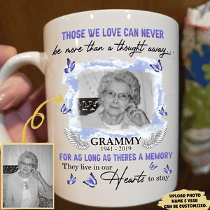 Those We Love Can Never Be More Than A Thought Away Family Memorial Coffee Mug