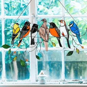 The Best Gift-Birds Stained Window Panel Hangings🎁