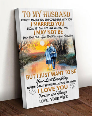 I Love You - Lovely Gift For Husband Poster