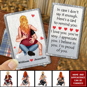 All The Things to Say Card - Personalized Couple Wallet Card