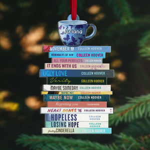 It Ends With Us C.H Book Series, Personalized Acrylic Ornament, Christmas Gift For Book Lovers
