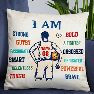 Love Basketball Player Pillow - Personalized Pillow