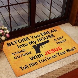 Before Your Break Doormat