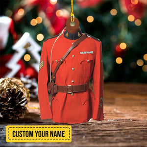 Personalized Canada Police Officer Christmas Ornament - Xmas Gift For Police Officer