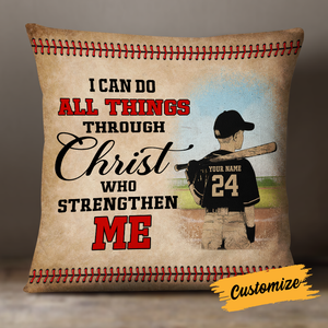 I Can Do All Things - Personalized Pillow