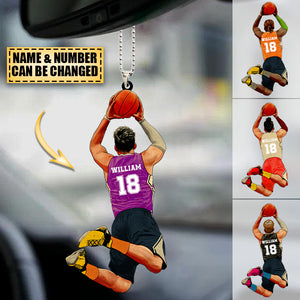 Personalized Basketball Player Ornament,Gift For Basketball Lover