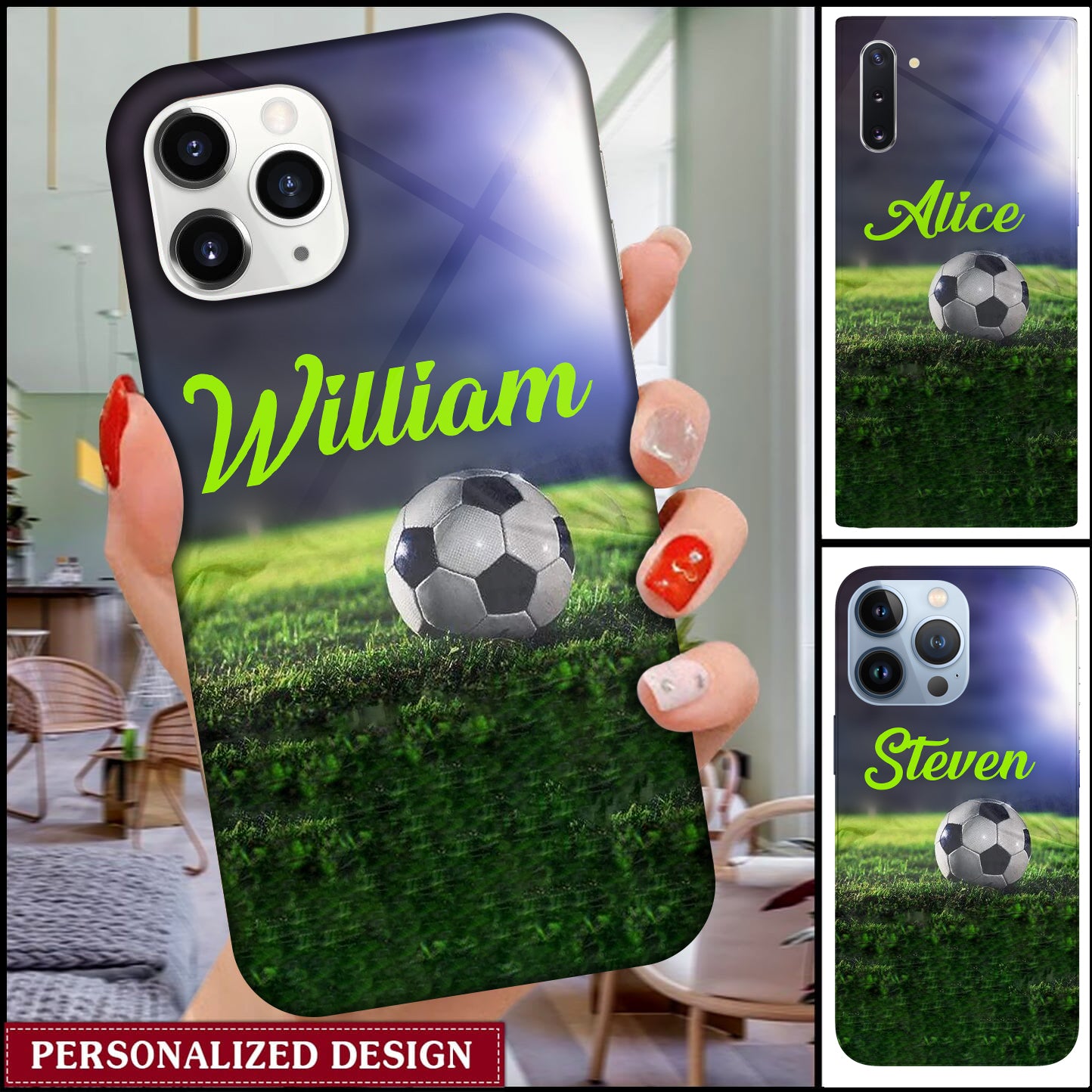 Personalized Soccer Phone Case - Gift For Soccer Lover
