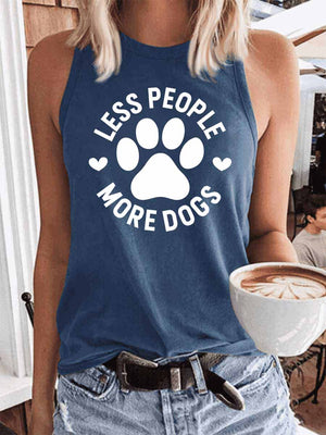 Women's Less People More Dogs Tank Top