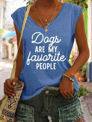 Women's Dogs Are My Favorite People Tank Top
