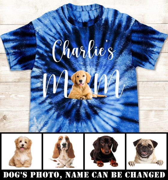 Dog Mom/Dad, Photo Personalized Custom Shirt, Personalized Custom All-Over-Print T-Shirt