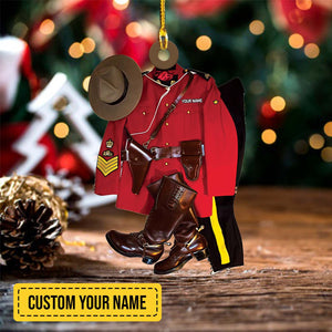 Personalized Canada Police Officer Christmas Ornament - Xmas Gift For Police Officer