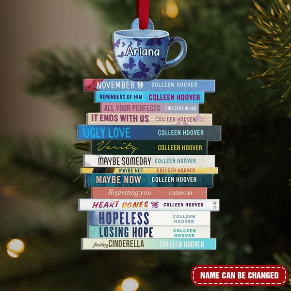 It Ends With Us C.H Book Series, Personalized Acrylic Ornament, Christmas Gift For Book Lovers