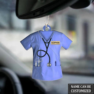 Personalized Nurse Scrubs - Gift for nurse Acrylic Ornament