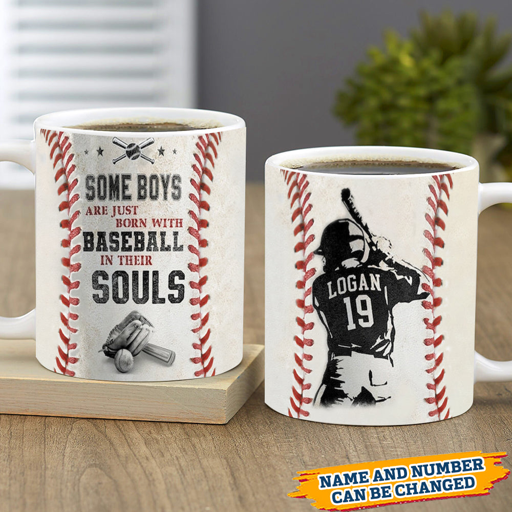 Personalized Baseball Mug - Gift For Baseball Lover