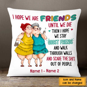 Old Friends Sisters Pillow - Personalized Pillow