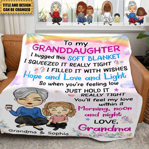 Hope And Love And Light - Family Personalized Blanket