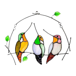 The Best Gift-Birds Stained Window Panel Hangings🎁