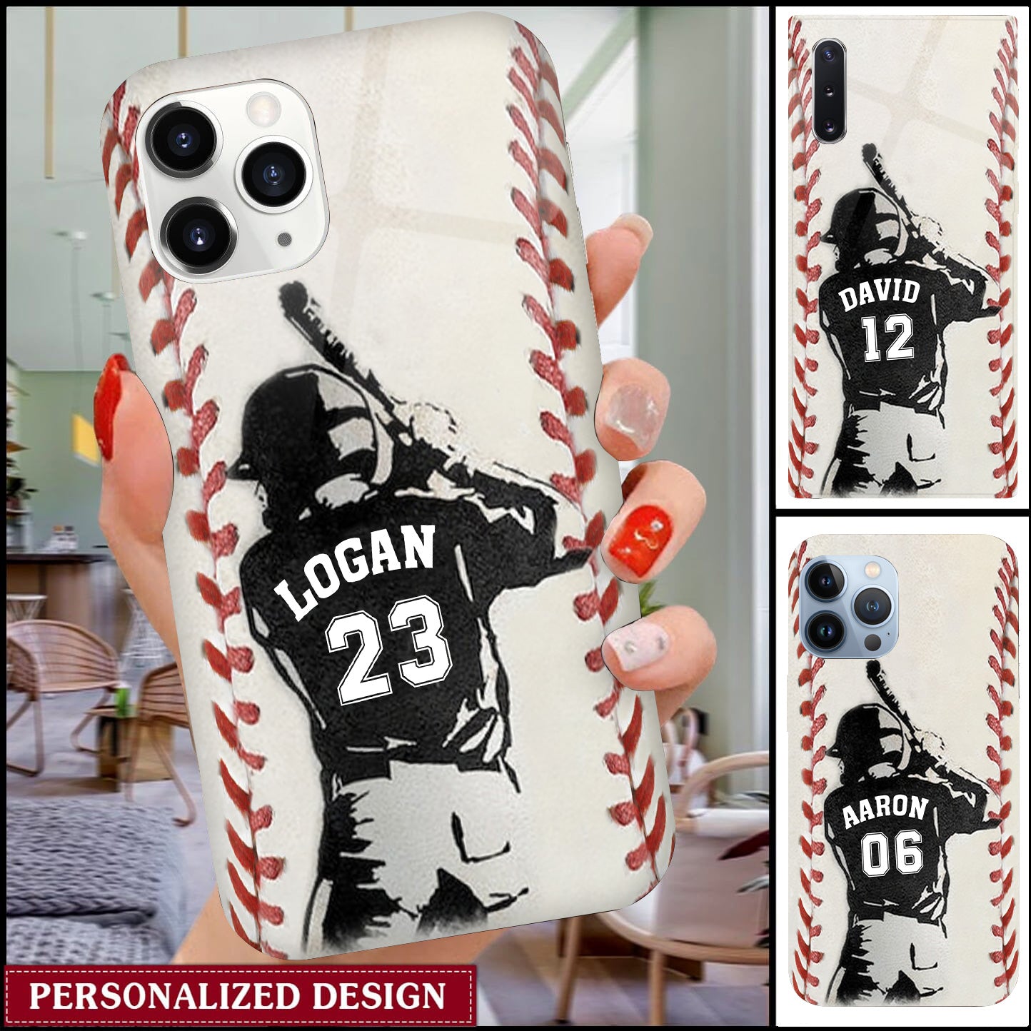 Personalized Baseball Phone Case - Gift For Baseball Lover