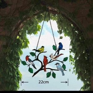 The Best Gift-Birds Stained Window Panel Hangings🎁