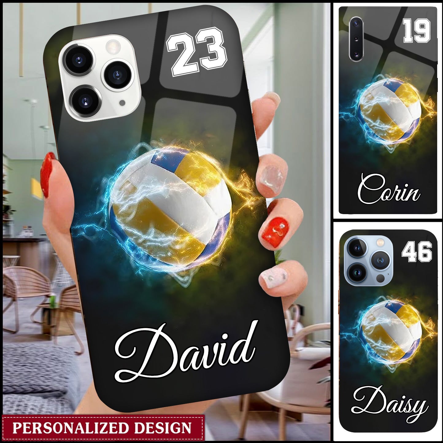 Personalized Volleyball Phone Case - Gift For Volleyball Lovers