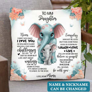 Custom Personalized To My Daughter/Granddaughter Pillowcase - Best Gift For Daughter/Granddaughter - Never Forget How Much I Love You