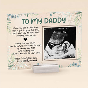 I Know I'm Just A Little Bump - Personalized Acrylic Plaque