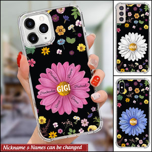 Personalized Gift For Grandma Mom Flower Birthday Gift Space Phone case