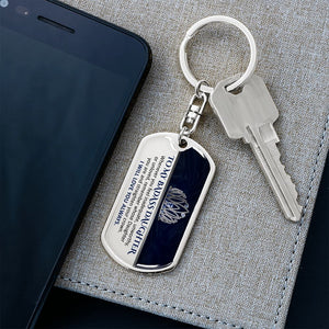 To My Badass Daughter - Keychain - LIMITED QUANTITIES AVAILABLE