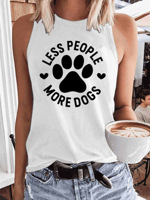 Women's Less People More Dogs Tank Top