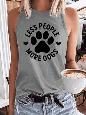 Women's Less People More Dogs Tank Top