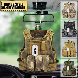 Military Uniform - Personalized Acrylic Ornament