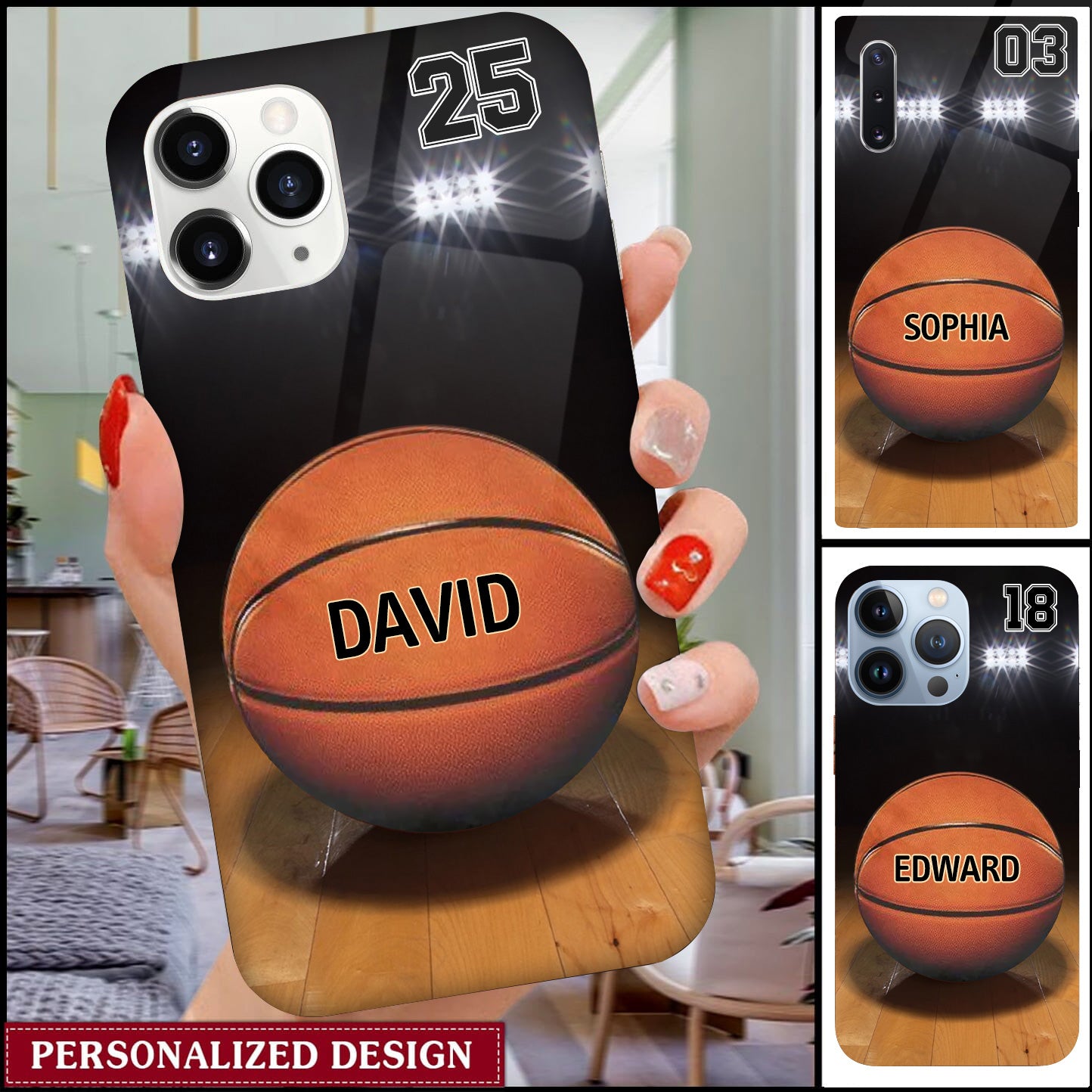 Personalized Basketball Phone Case-Gift For Basketball Lover