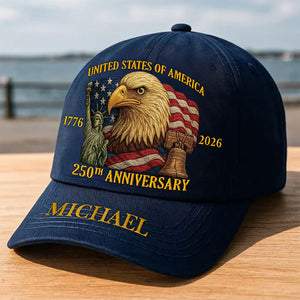 250th Anniversary - Personalized Bald Eagle Classic Cap
