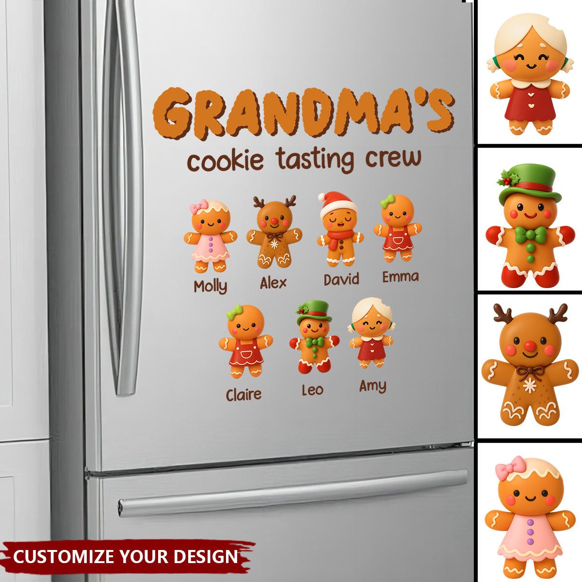 Grandma's Cookie Crew - Personalized Decal