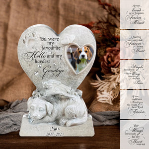 Personalized Dog Memorial Acrylic Plaque - Gift Idea For Dog Owner